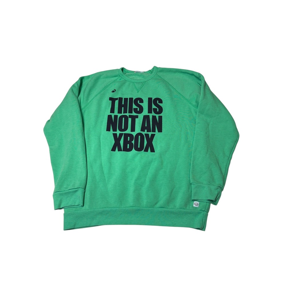 Marine Layer Xbox This Is Not An Xbox Green Graphic Sweatshirt Mens‎ Medium